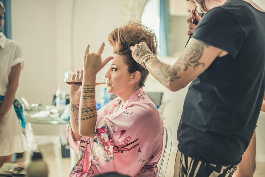 Chiara e Fabio - Matrimonio sulla spiaggia in stile Harley Davidson 17