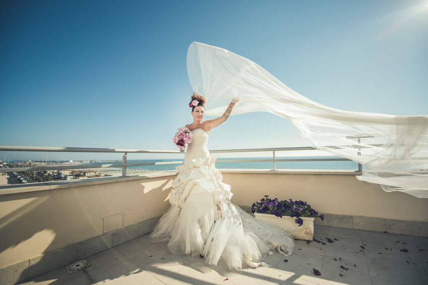 Chiara e Fabio - Matrimonio sulla spiaggia in stile Harley Davidson 23