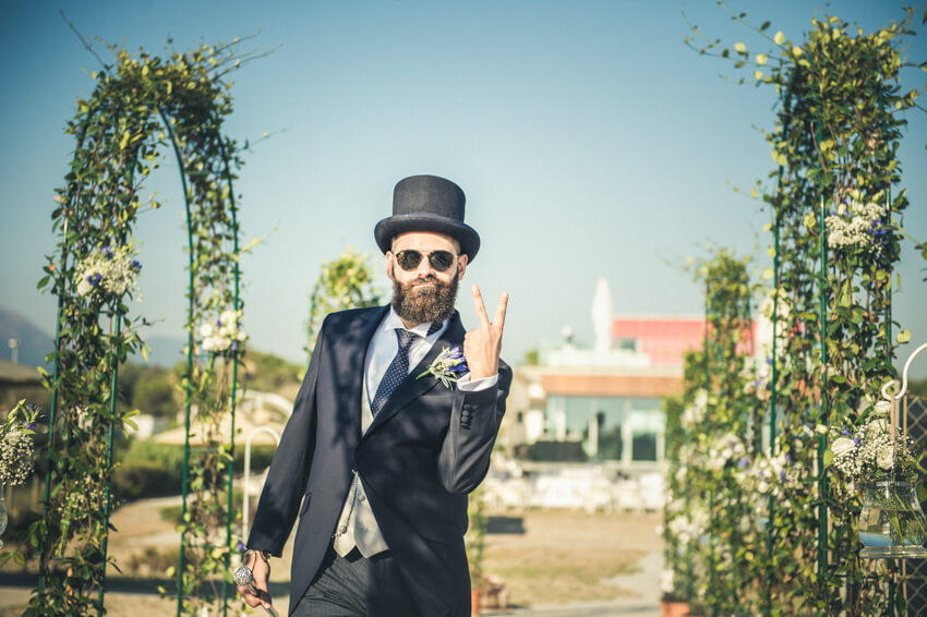 Chiara e Fabio - Matrimonio sulla spiaggia in stile Harley Davidson 36