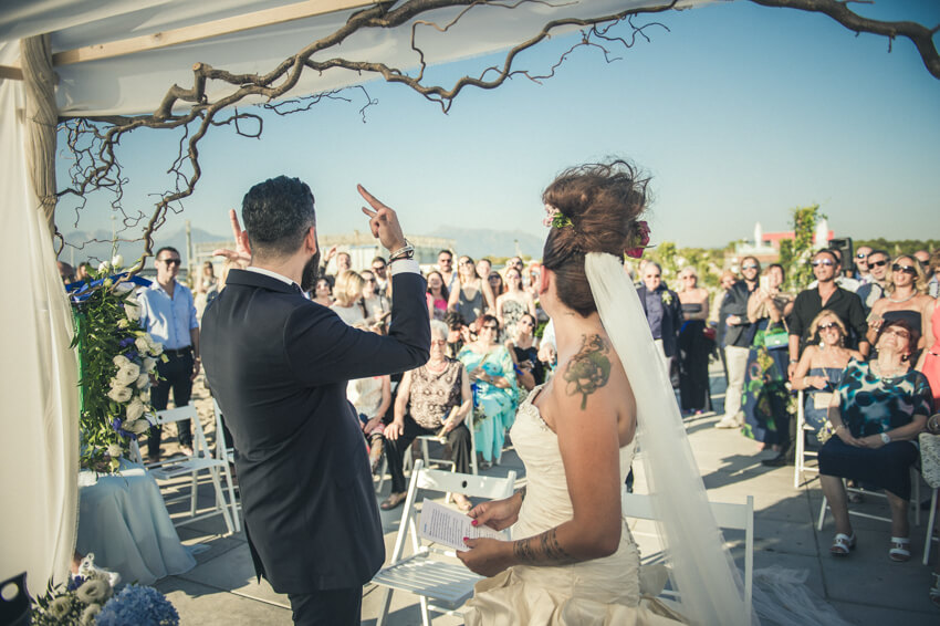 Chiara e Fabio - Matrimonio sulla spiaggia in stile Harley Davidson 41