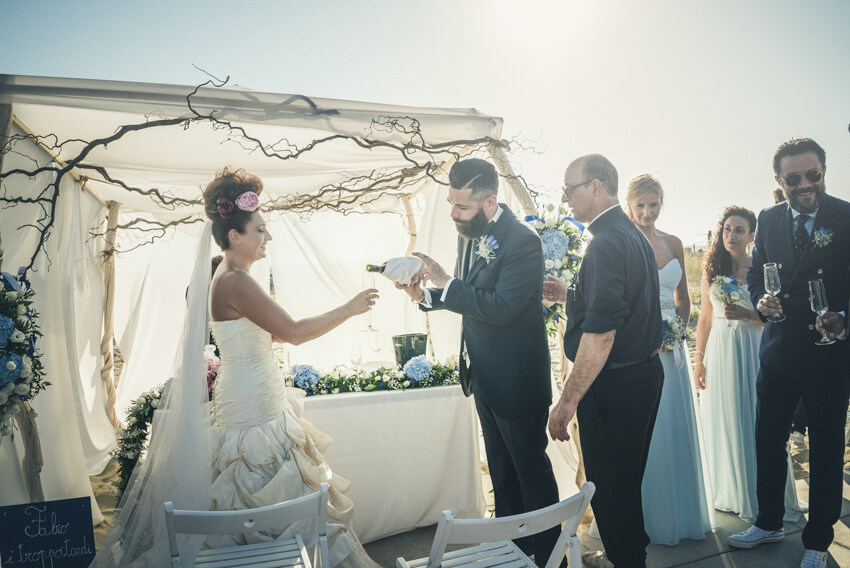 Chiara e Fabio - Matrimonio sulla spiaggia in stile Harley Davidson 48