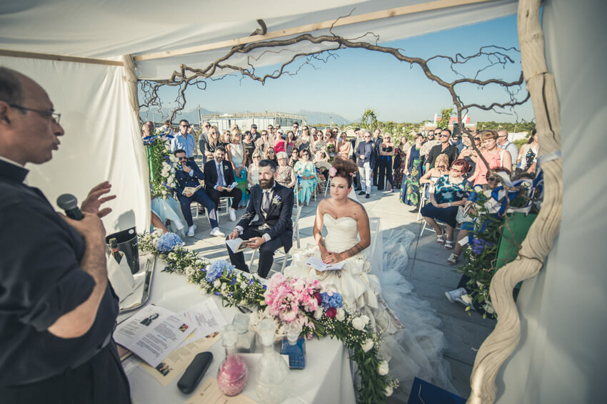 Chiara e Fabio - Matrimonio sulla spiaggia in stile Harley Davidson 50