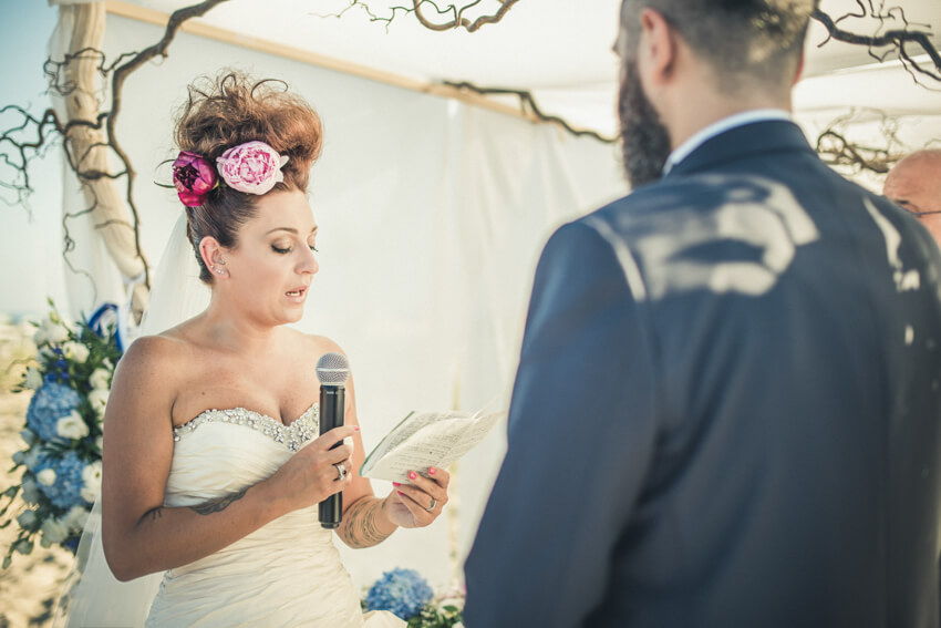 Chiara e Fabio - Matrimonio sulla spiaggia in stile Harley Davidson 65