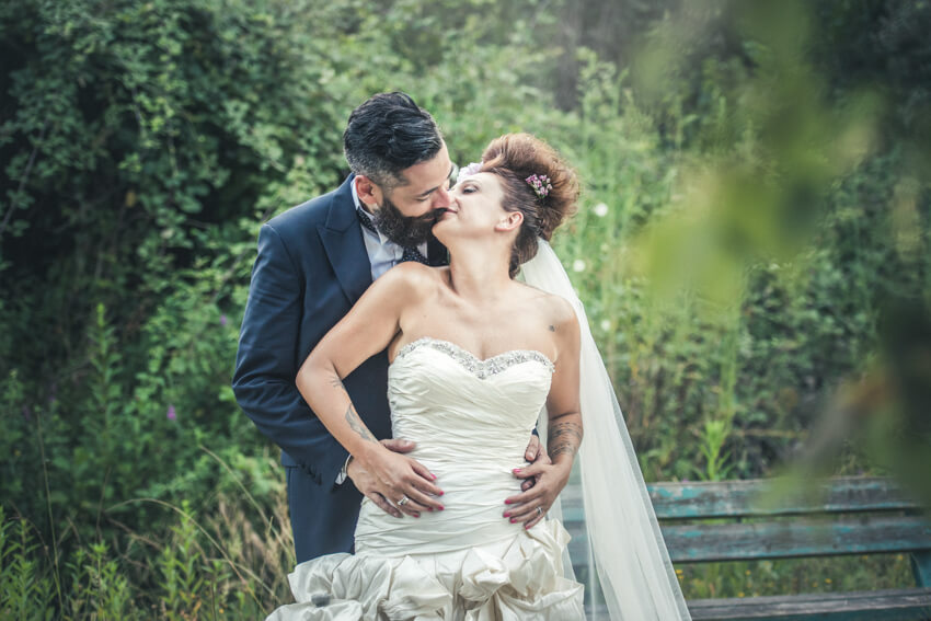Chiara e Fabio - Matrimonio sulla spiaggia in stile Harley Davidson 79