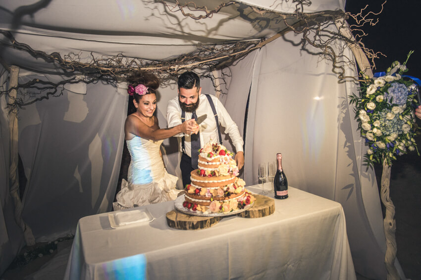 Chiara e Fabio - Matrimonio sulla spiaggia in stile Harley Davidson 97