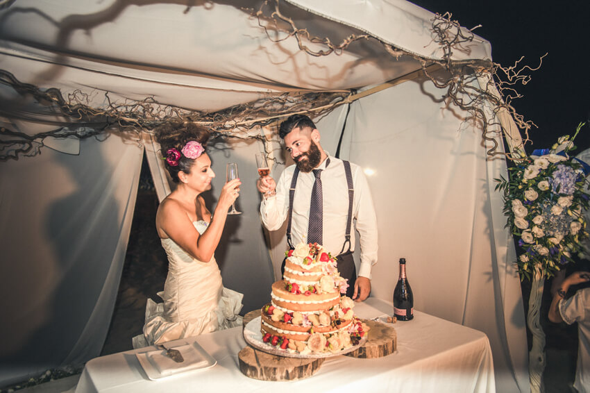 Chiara e Fabio - Matrimonio sulla spiaggia in stile Harley Davidson 98