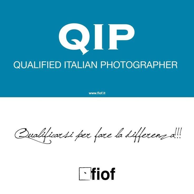 Qualified Italian Photographer QIP