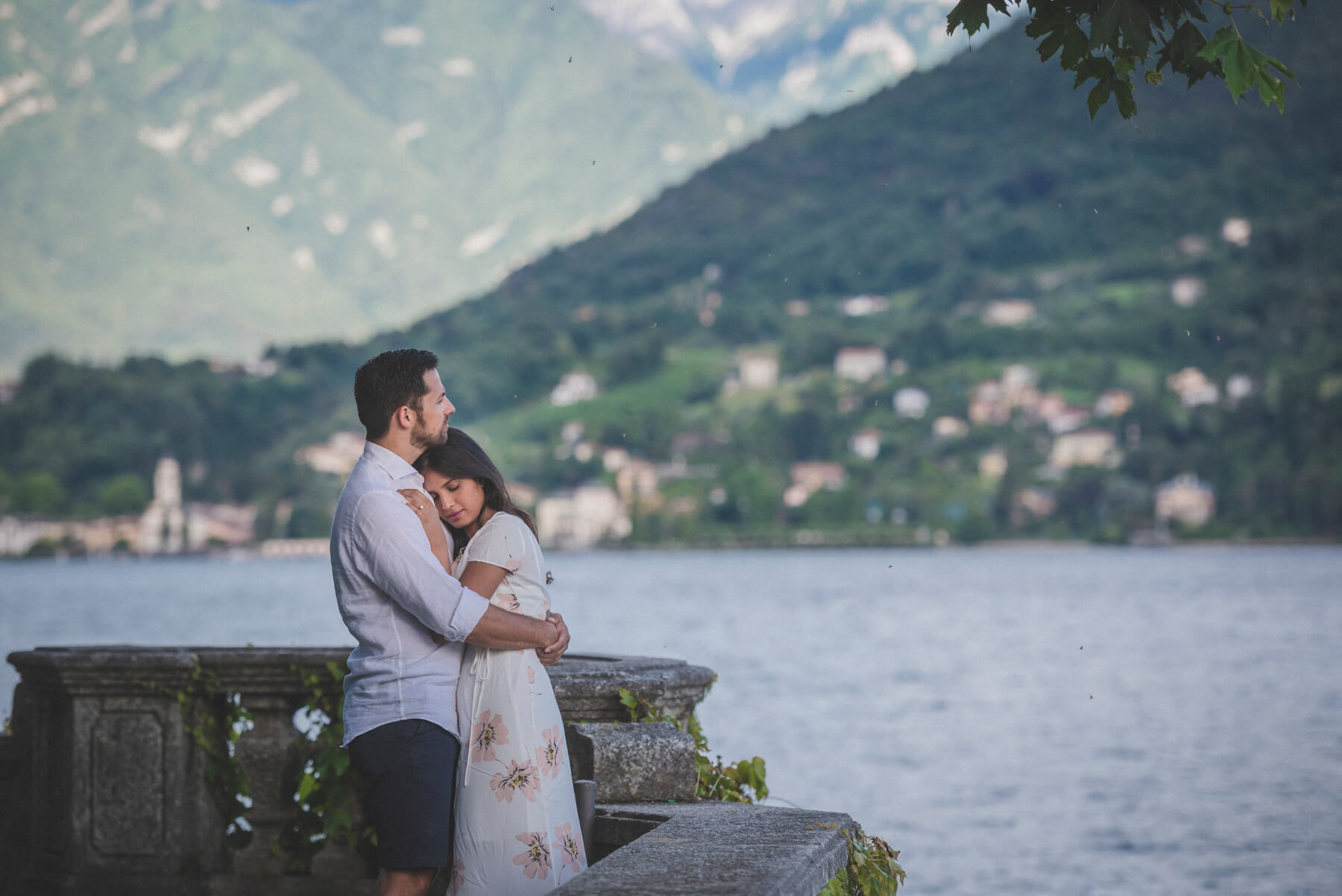 Engagement on Como Lake 13