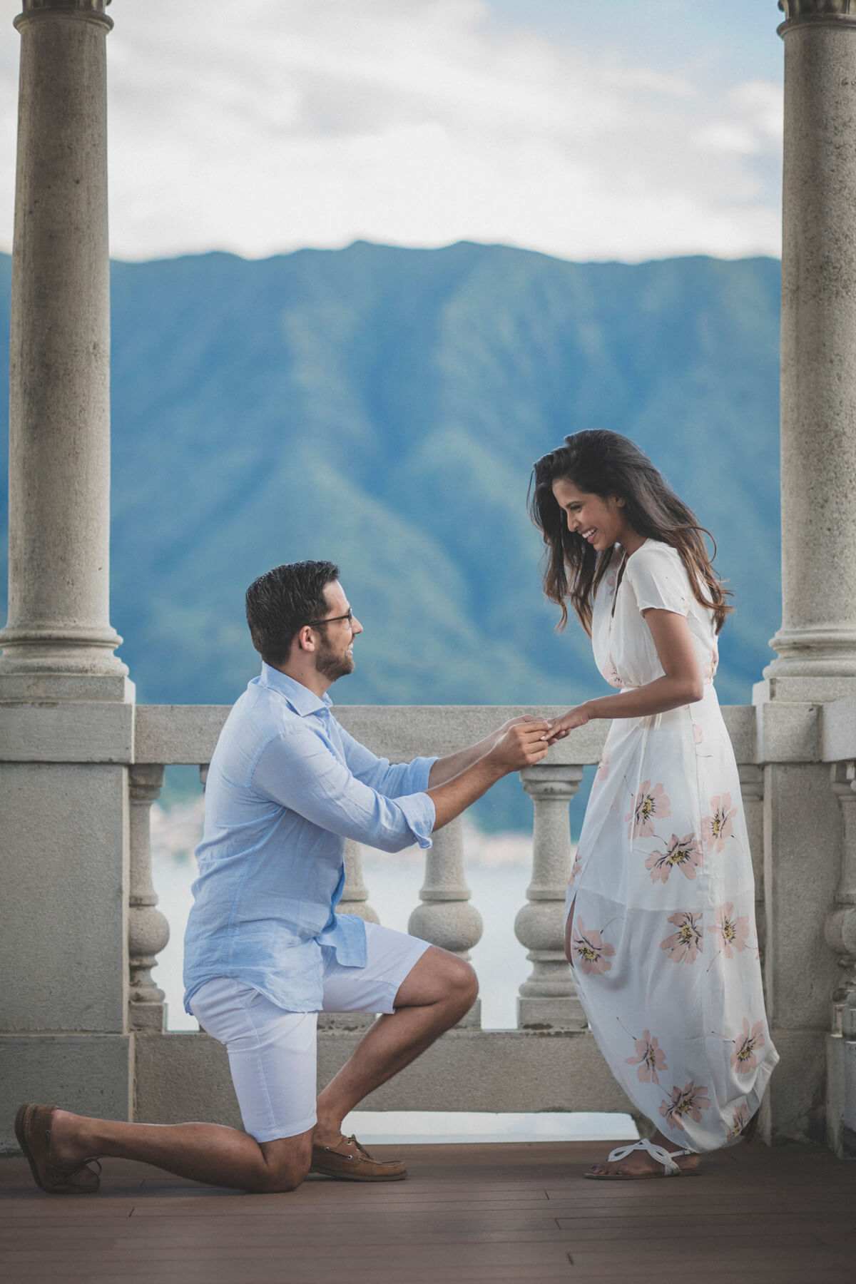 Engagement on Como Lake 26