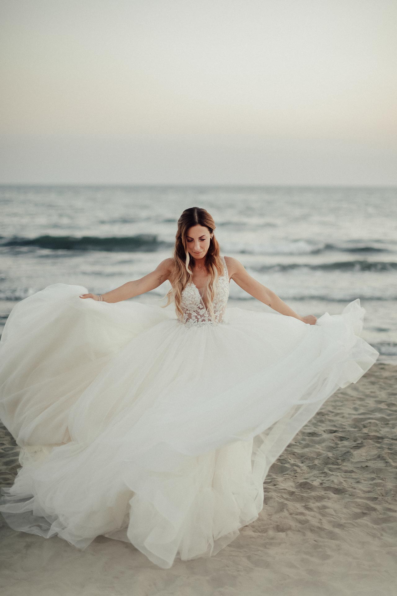 sposa al mare