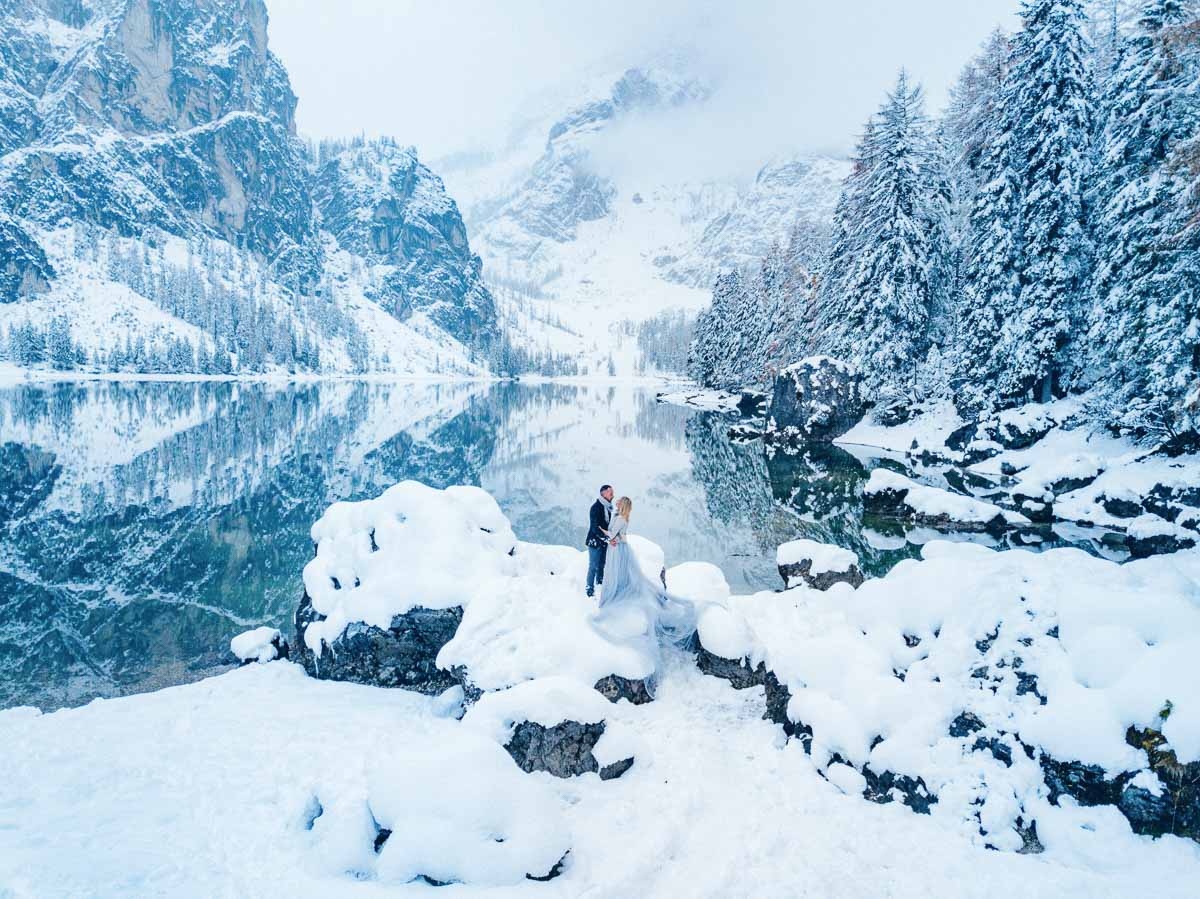 wedding lago di braies