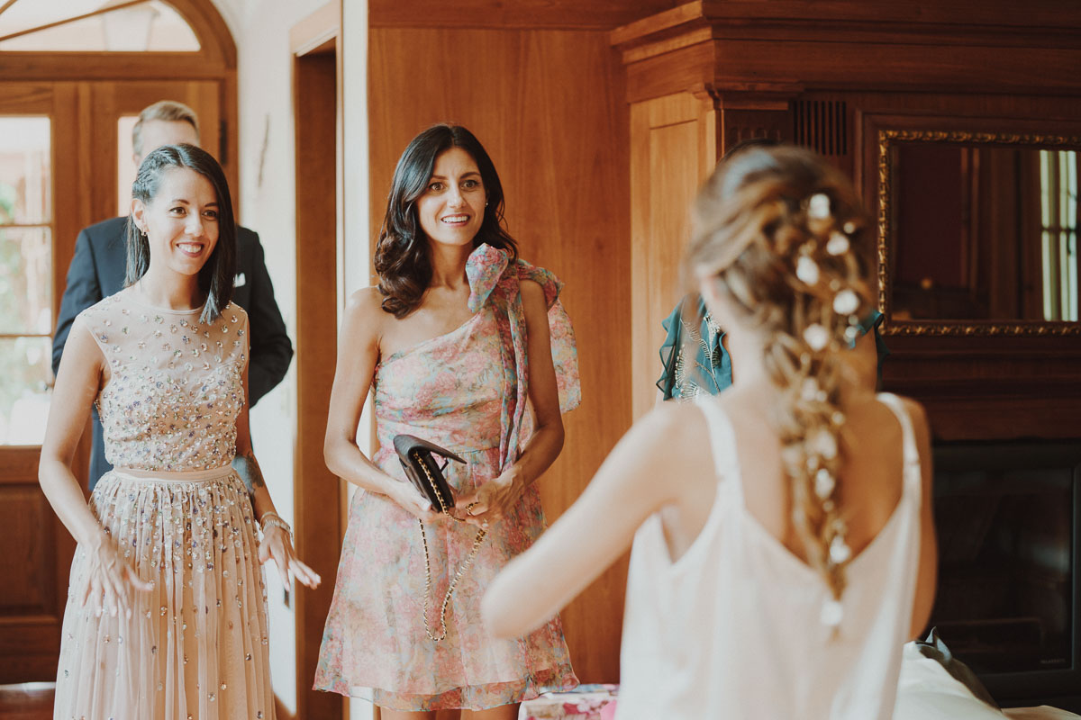 preparazione sposa e damigelle