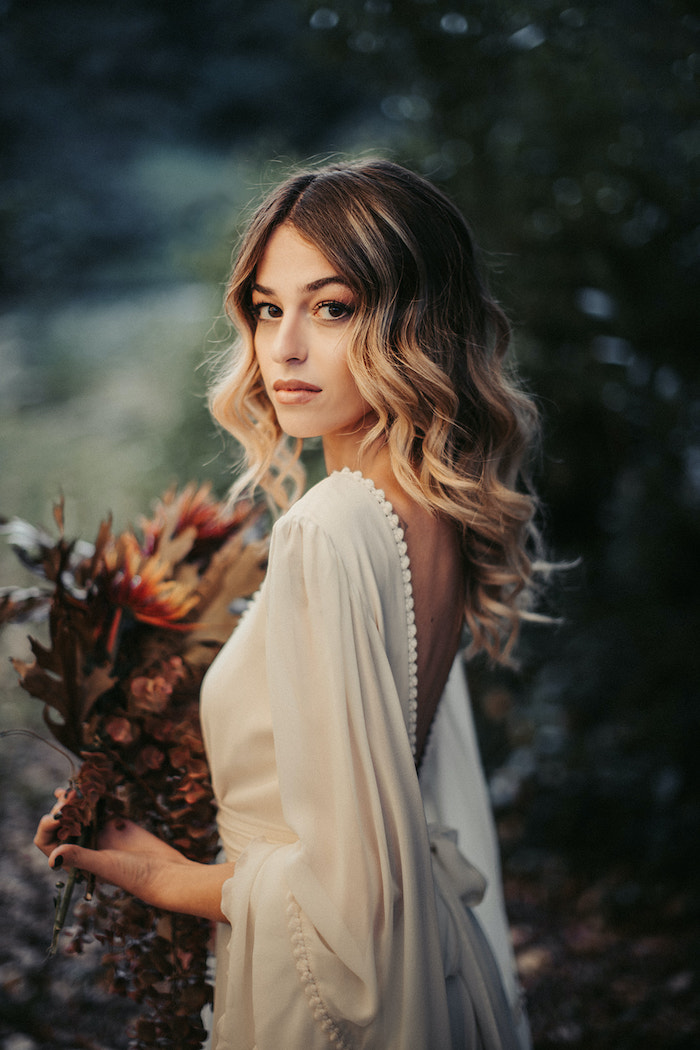 sposa matrimonio autunnale